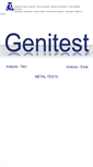 Mobile Screenshot of genitest.com